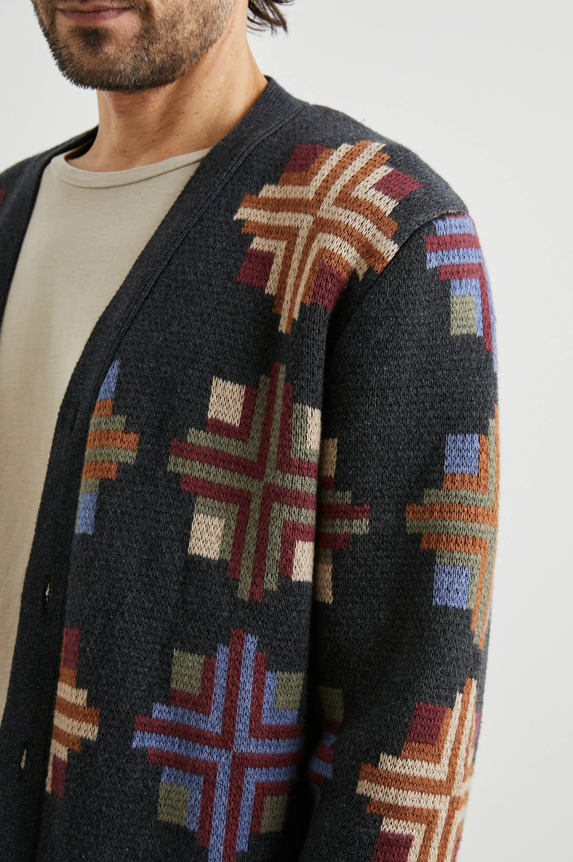 TAOS CARDIGAN - HEIRLOOM PATCHWORK