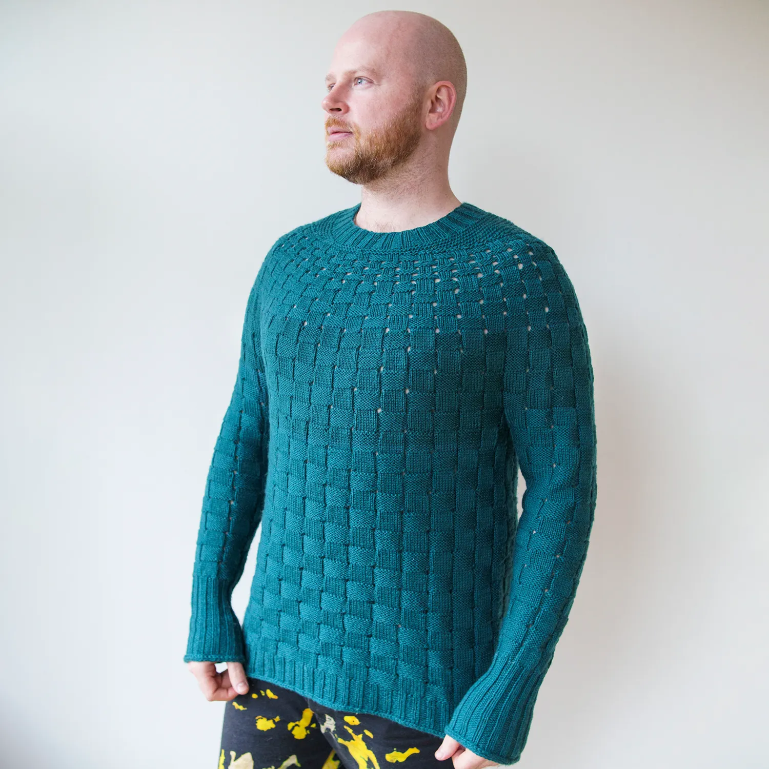 THE BASKETWEAVER SWEATER - TIGER