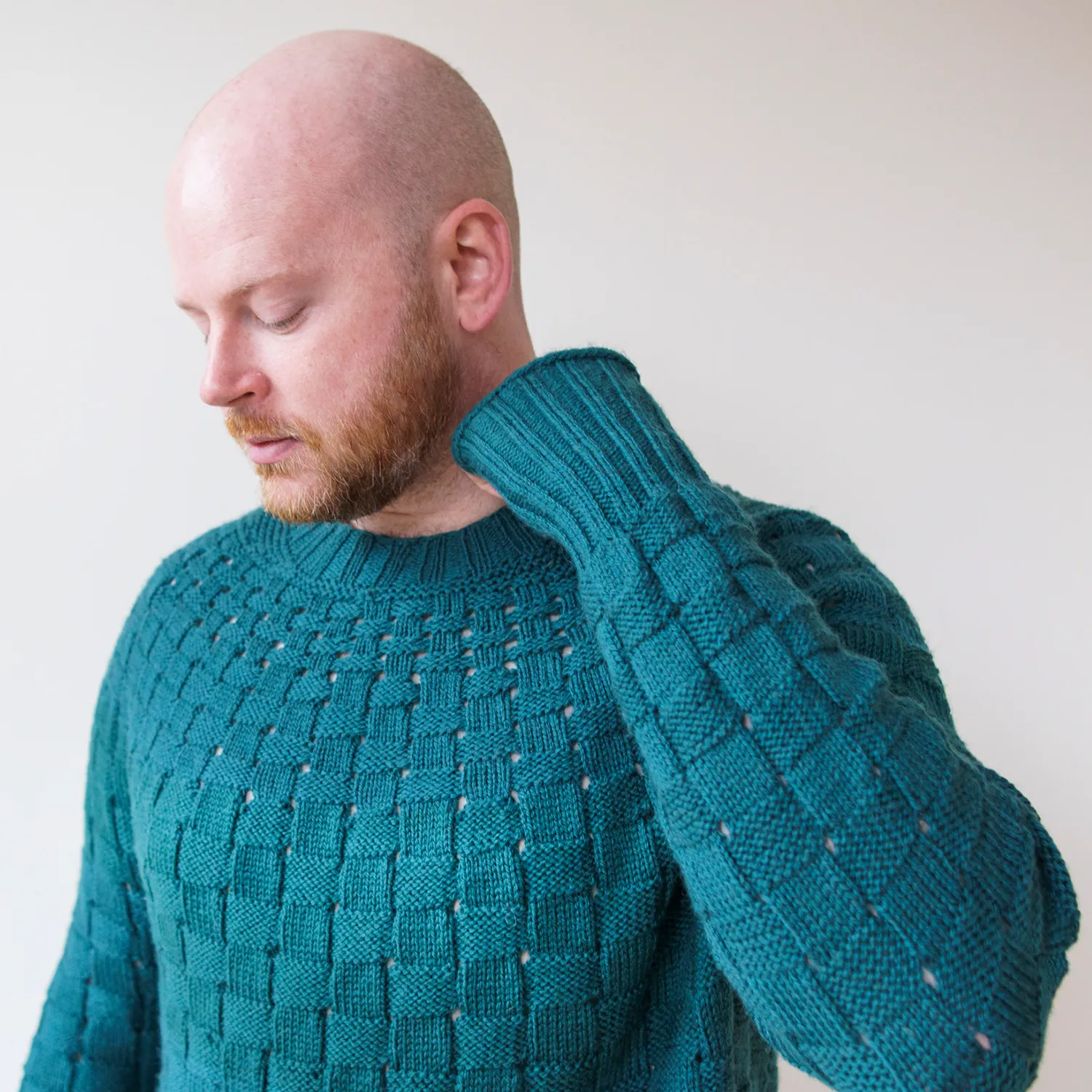 THE BASKETWEAVER SWEATER - TIGER