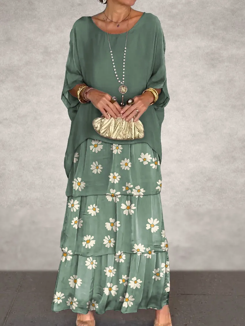 Tiered Ruffle Cake Maxi Dress
