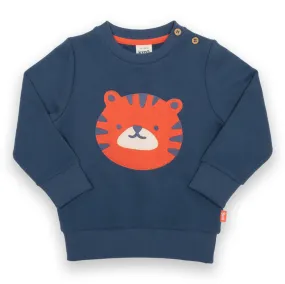 Tiger appliqué sweatshirt