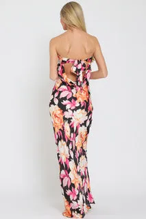 Tube Tie Back Maxi Dress
