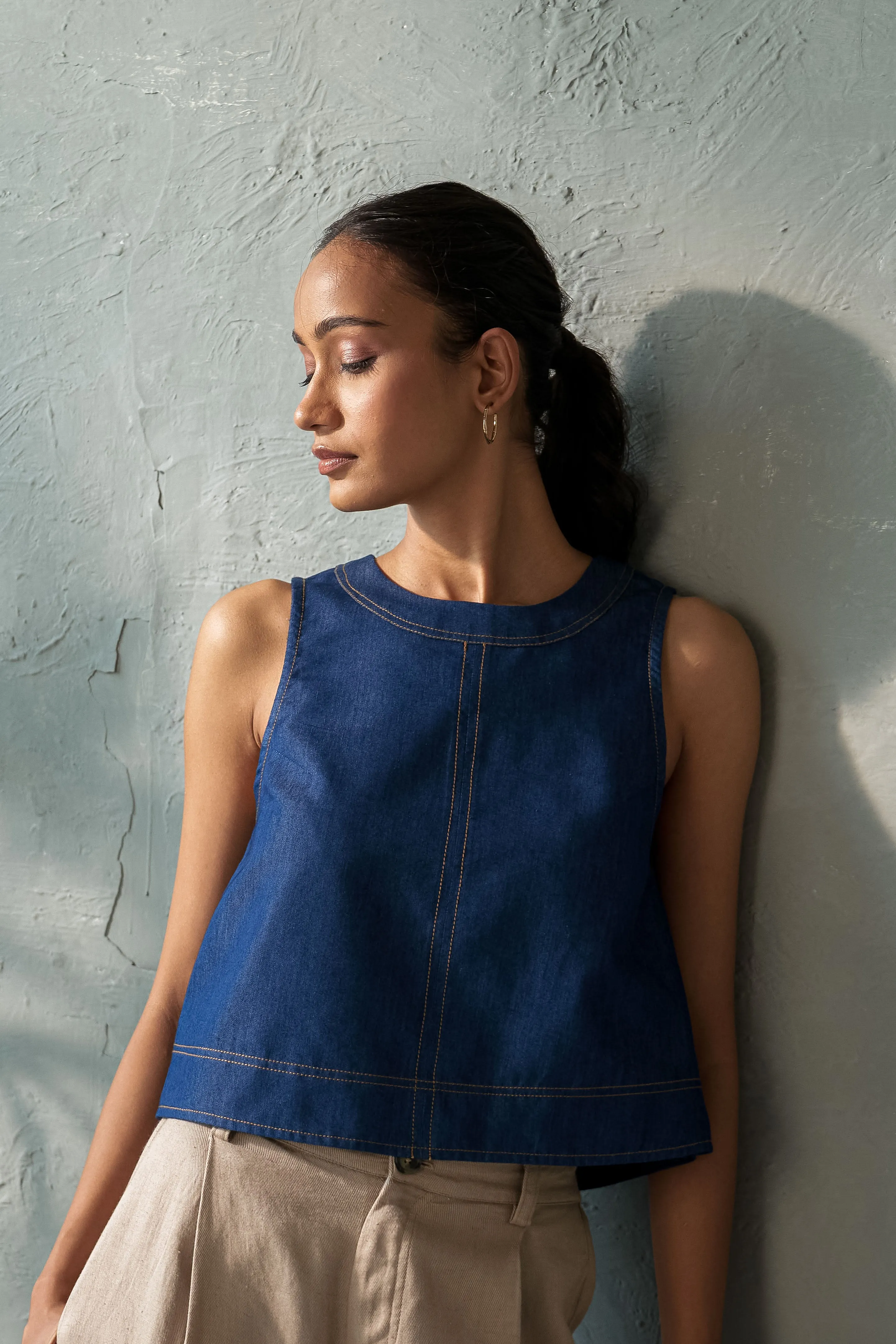 Twilight Denim Top