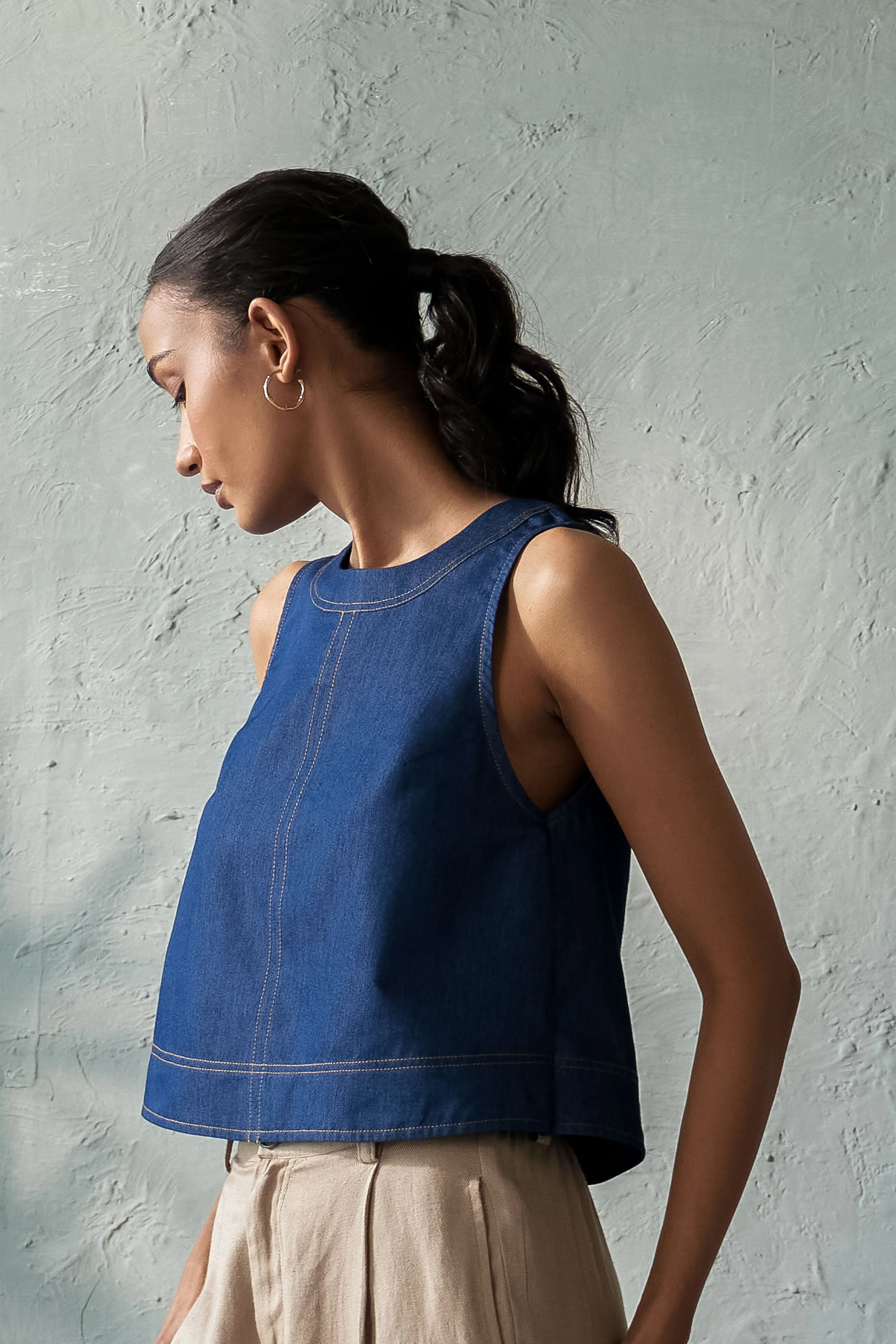 Twilight Denim Top