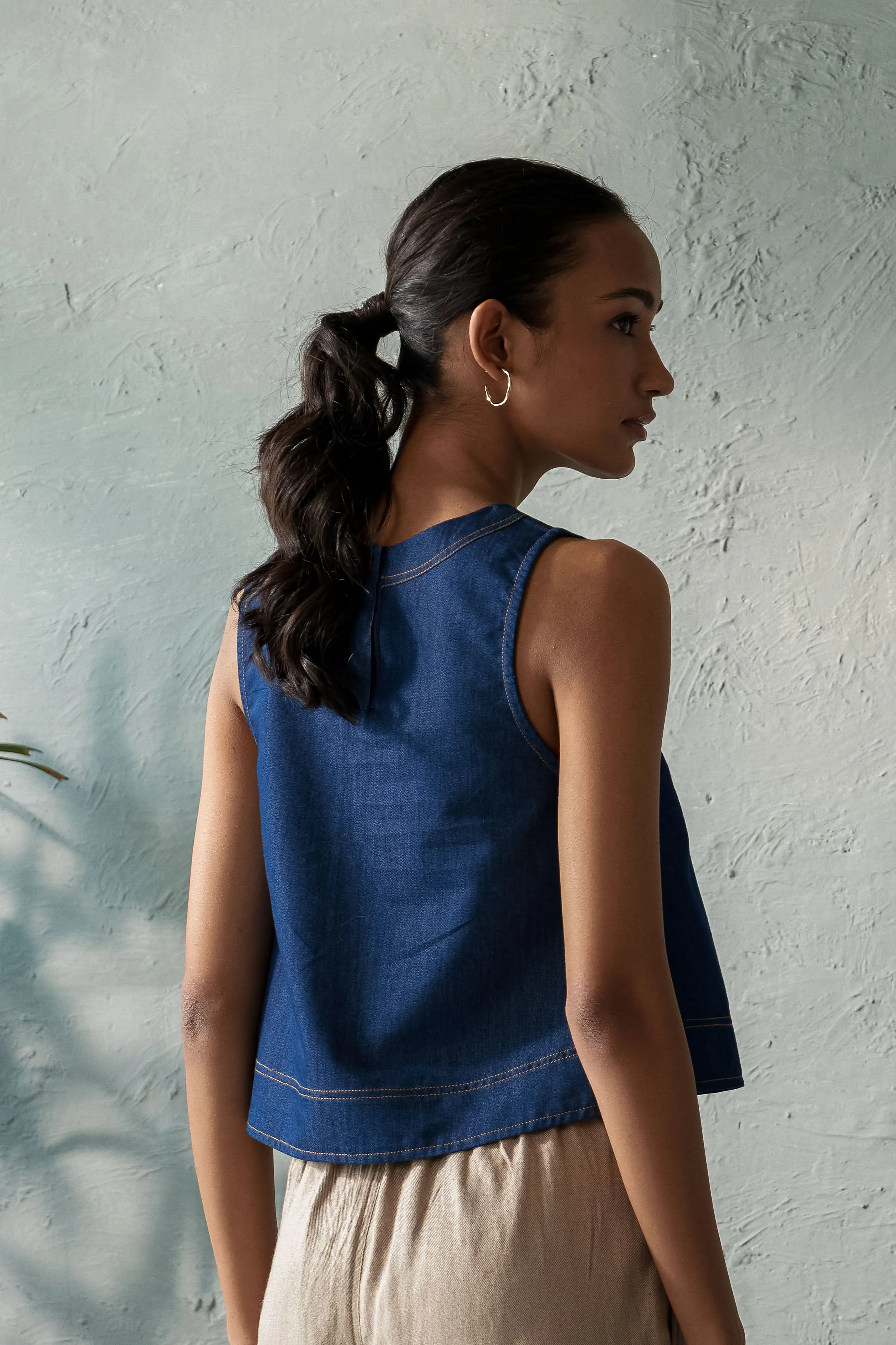 Twilight Denim Top