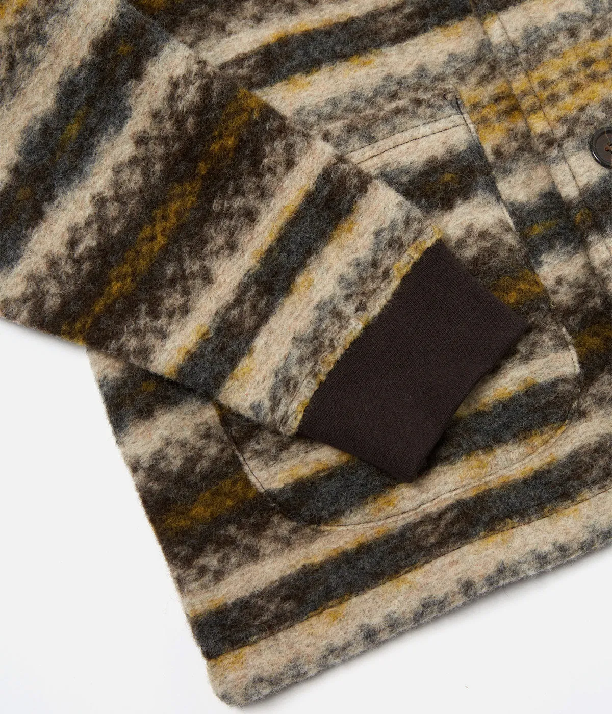 UNIVERSAL WORKS NEW YORK CARDIGAN MERINO MIX FAIRISLE