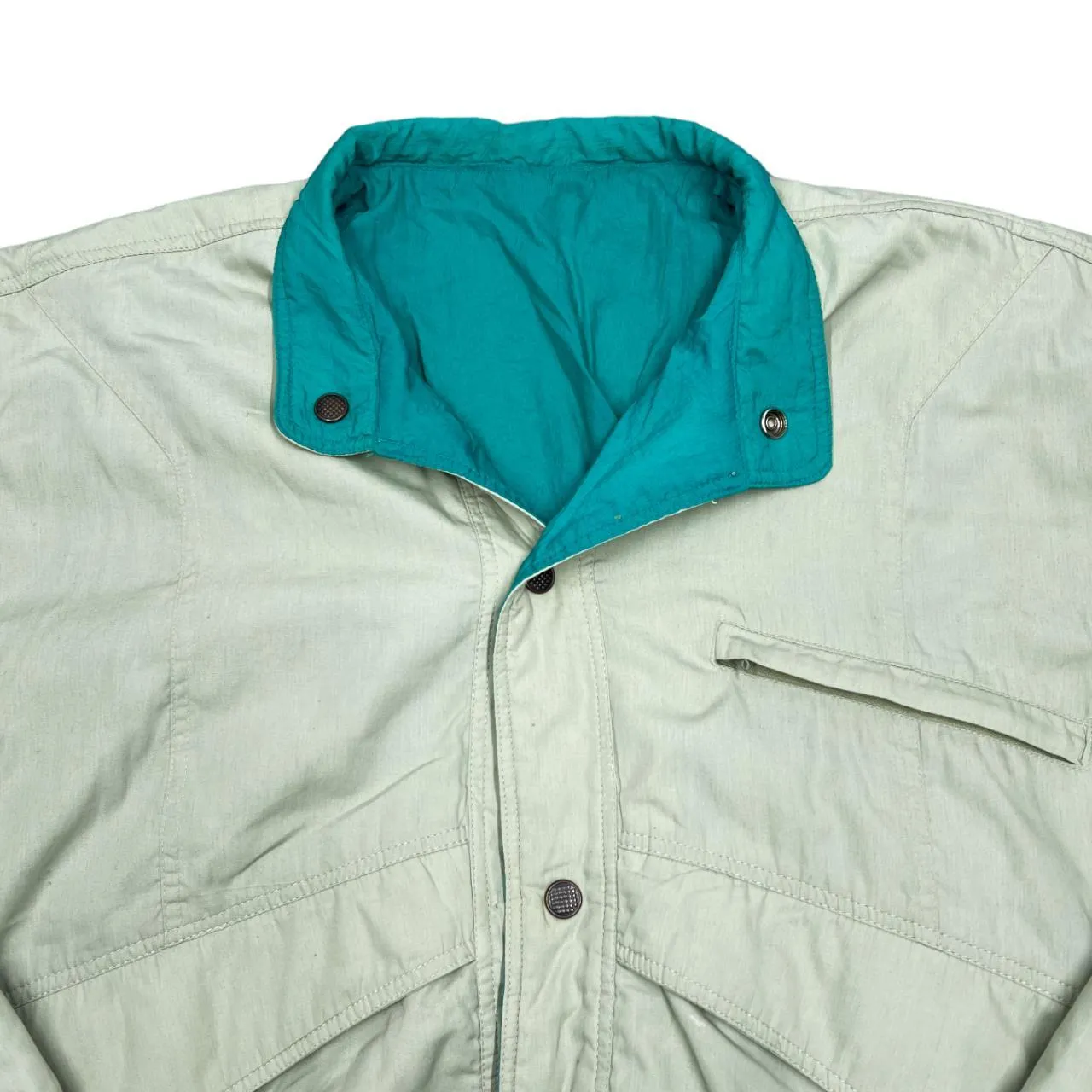 Vintage 90's MASTER Classic Lightly Padded Reversible Windbreaker Jacket