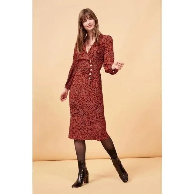 VINTAGE SASHES MIDI DRESS