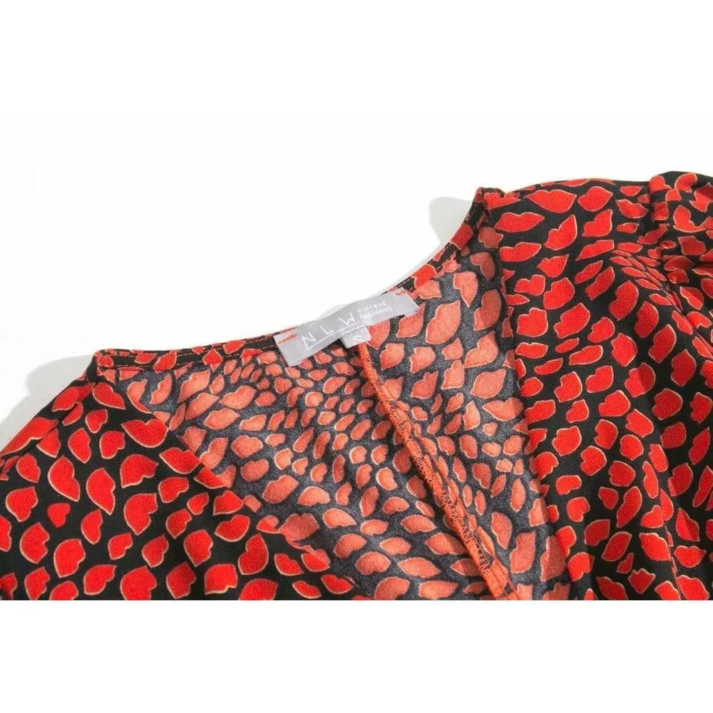 VINTAGE SASHES MIDI DRESS