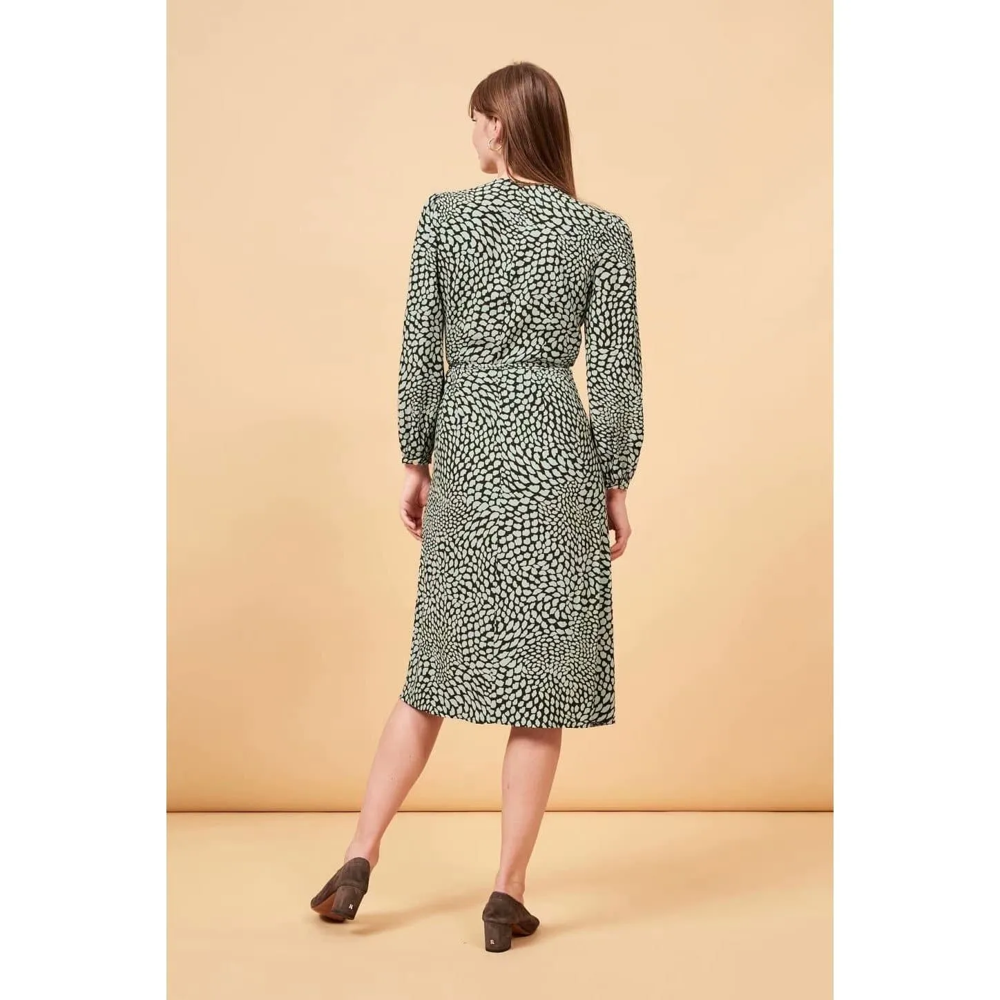 VINTAGE SASHES MIDI DRESS