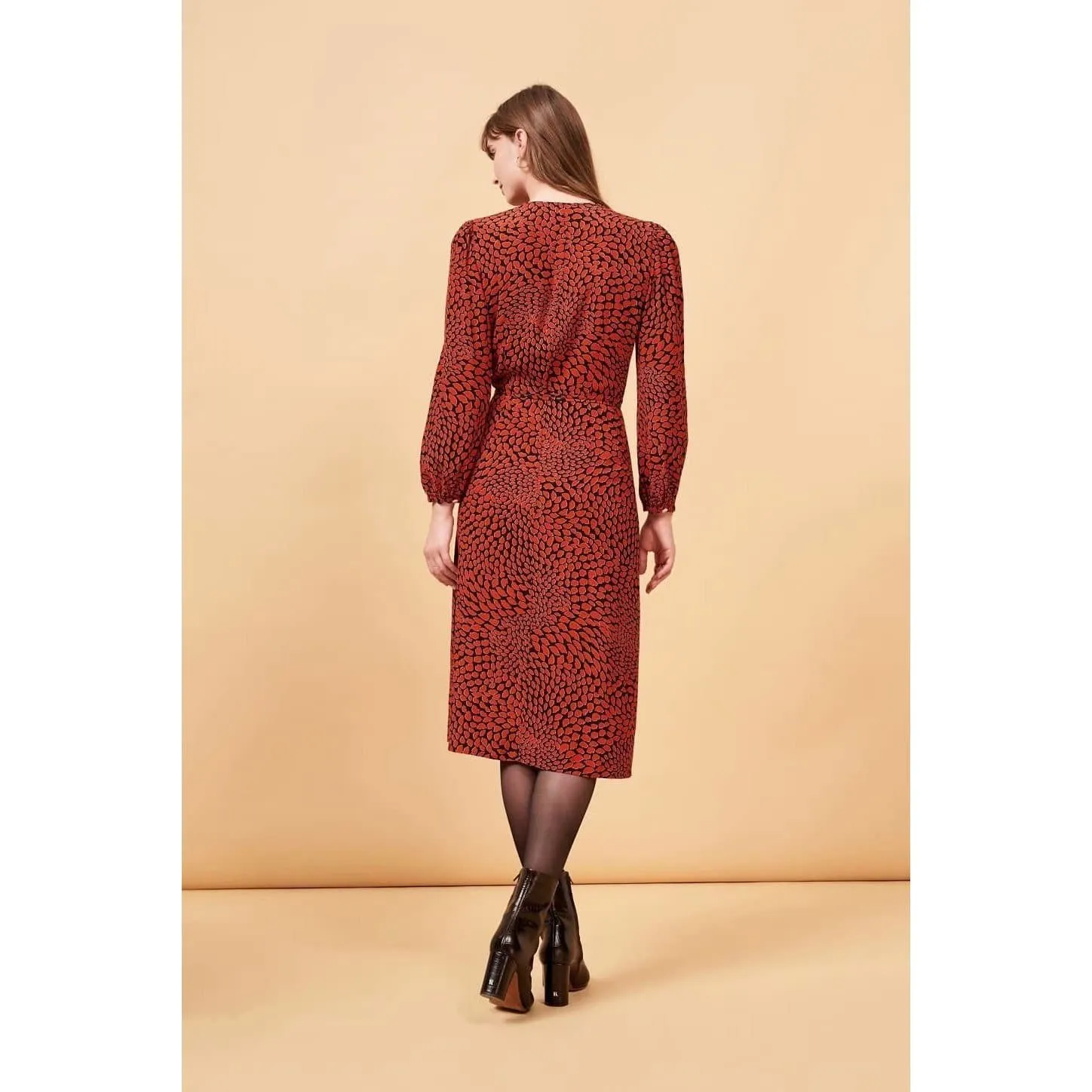 VINTAGE SASHES MIDI DRESS