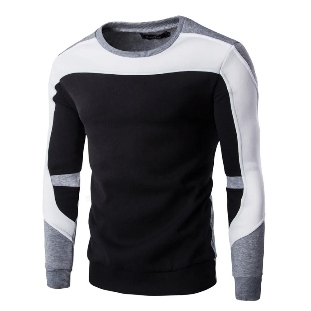 Voguable Spring Autumn Winter Pullover Men Brand Clothing Jersey Clothing Knitwear Sweater Men Casual Striped Pull Slim Fit Mens