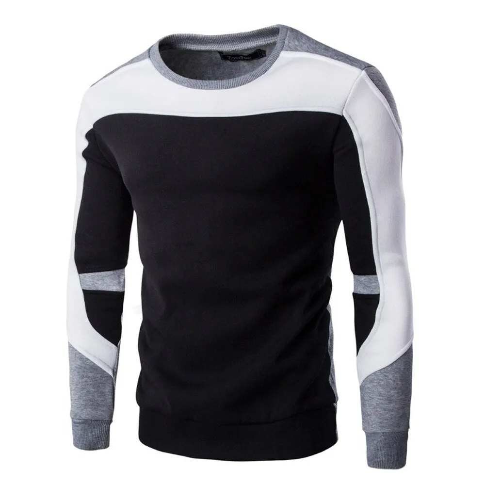 Voguable Spring Autumn Winter Pullover Men Brand Clothing Jersey Clothing Knitwear Sweater Men Casual Striped Pull Slim Fit Mens