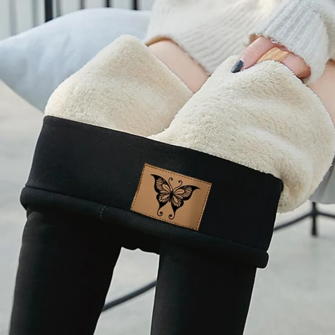 Winter Warmest Legging High Waist Stretchy Fleece Pants