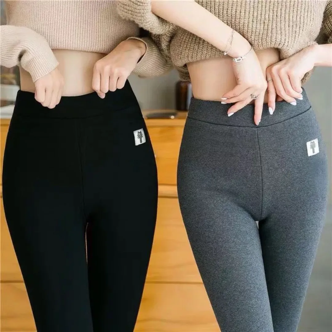 Winter Warmest Legging High Waist Stretchy Fleece Pants