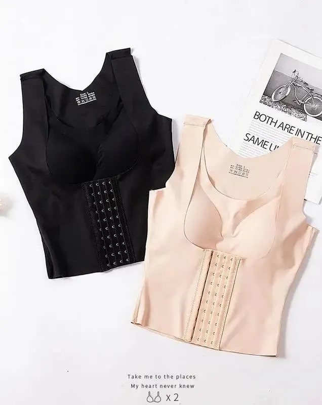 Women Breathable Shapewear Front Buckle Bra 3213