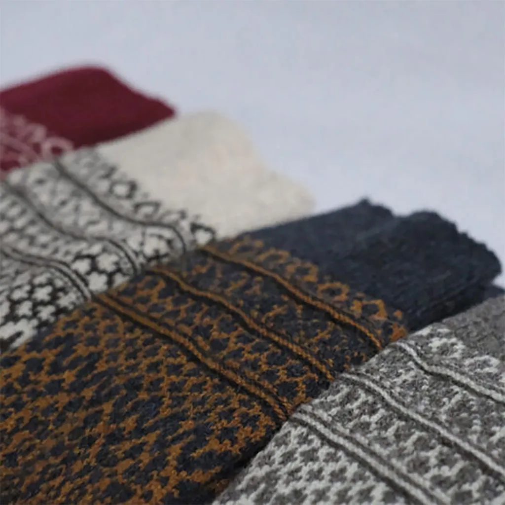 Wool Jacquard Socks