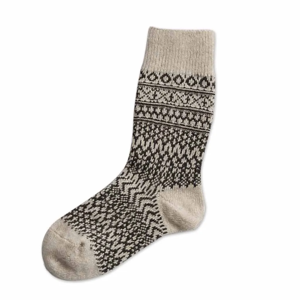 Wool Jacquard Socks