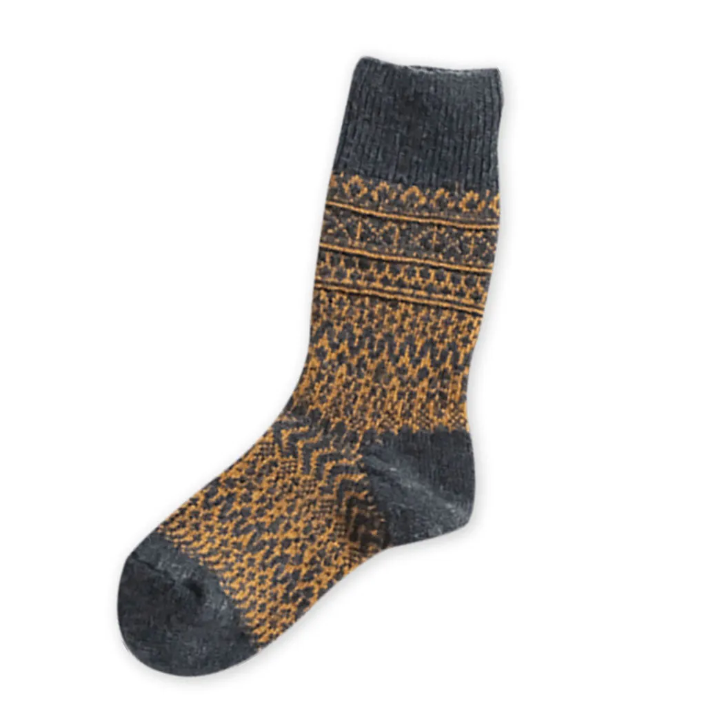 Wool Jacquard Socks
