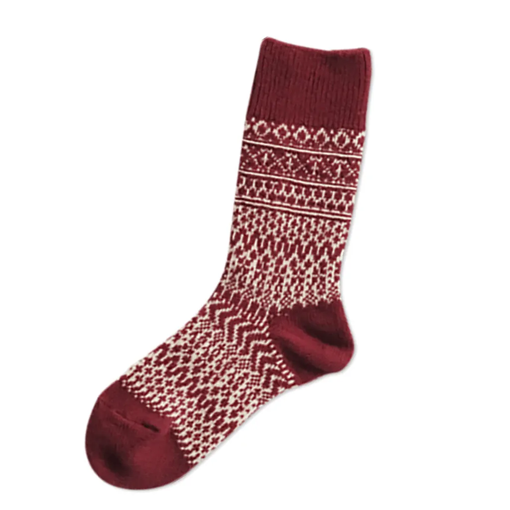 Wool Jacquard Socks