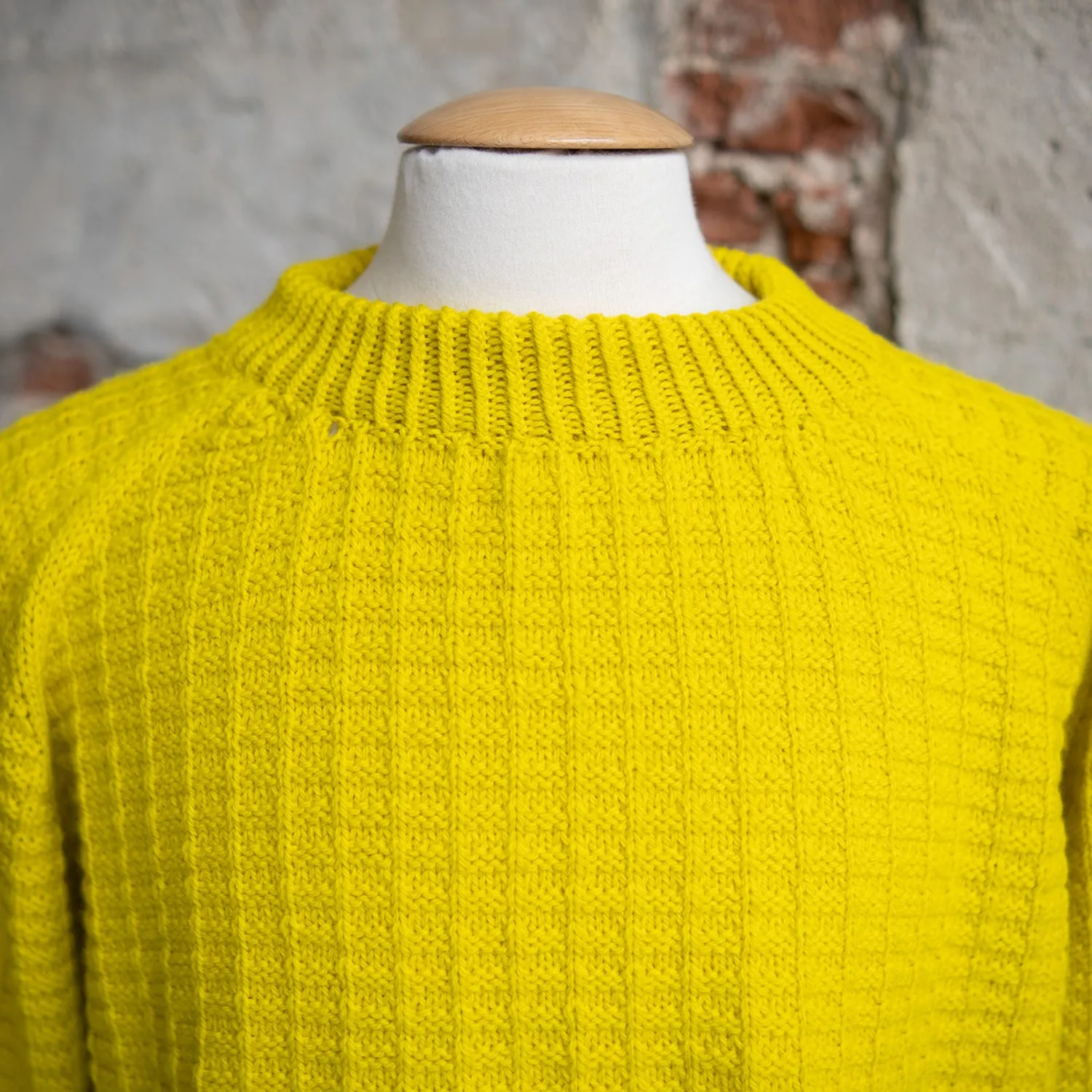 WOOLLY WAFFLE SWEATER - TIGER