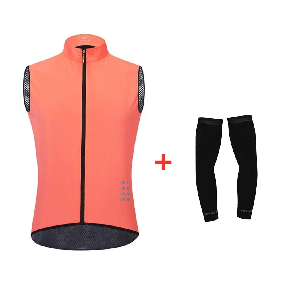 WOSAWE Sleeveless Cycling Vest Reflective Vest