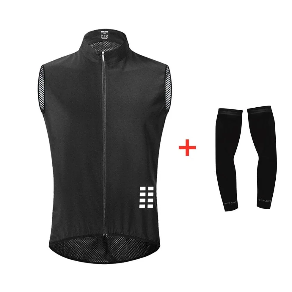WOSAWE Sleeveless Cycling Vest Reflective Vest