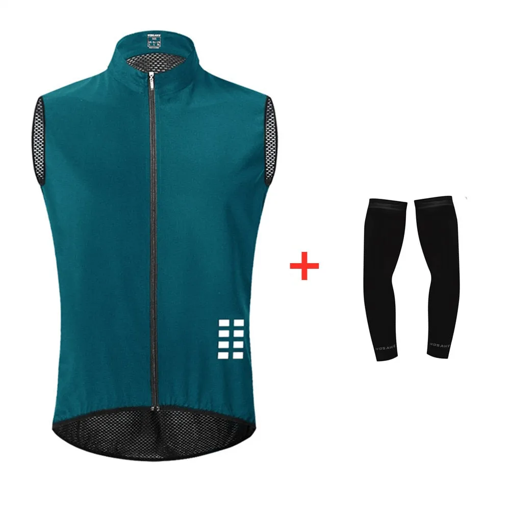 WOSAWE Sleeveless Cycling Vest Reflective Vest