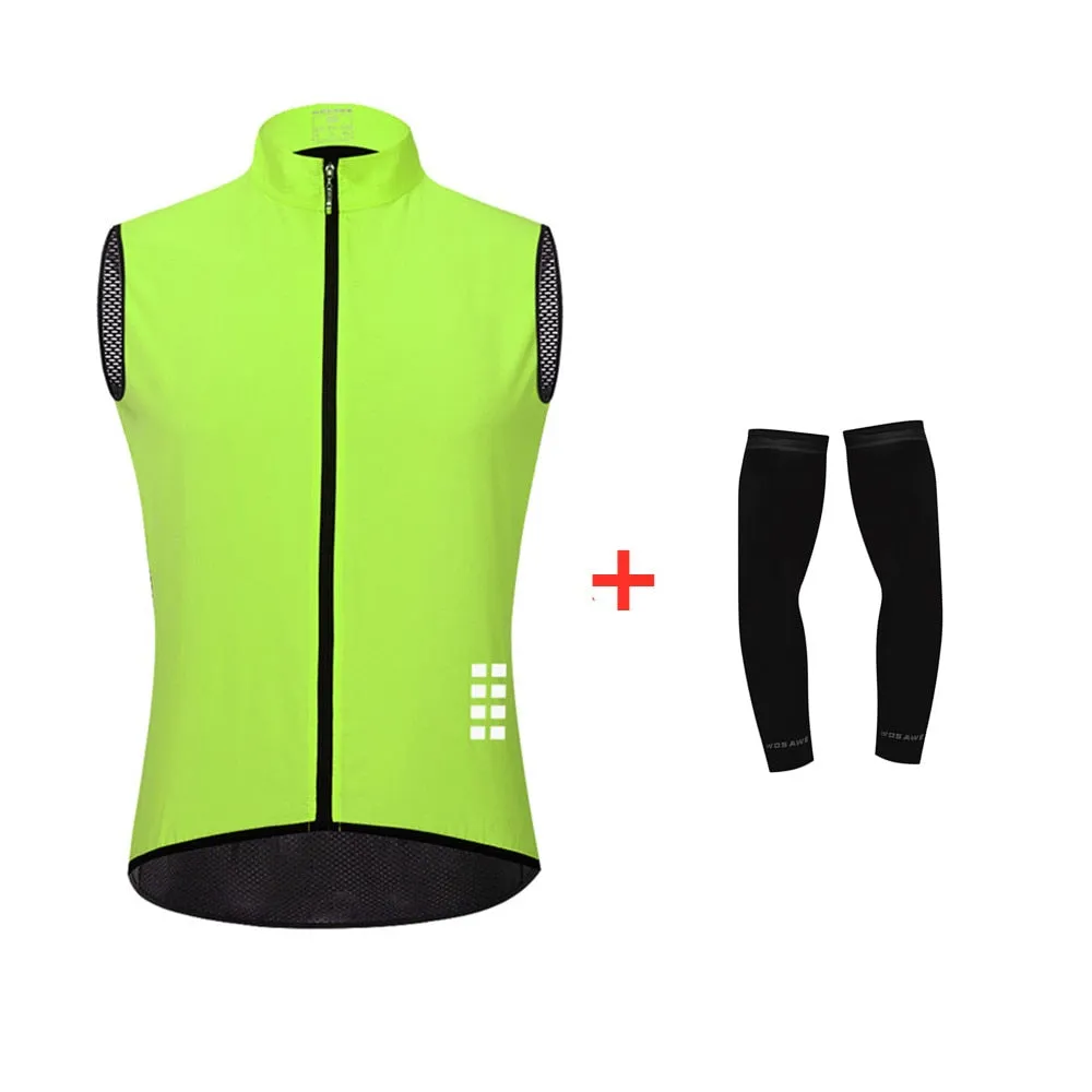WOSAWE Sleeveless Cycling Vest Reflective Vest