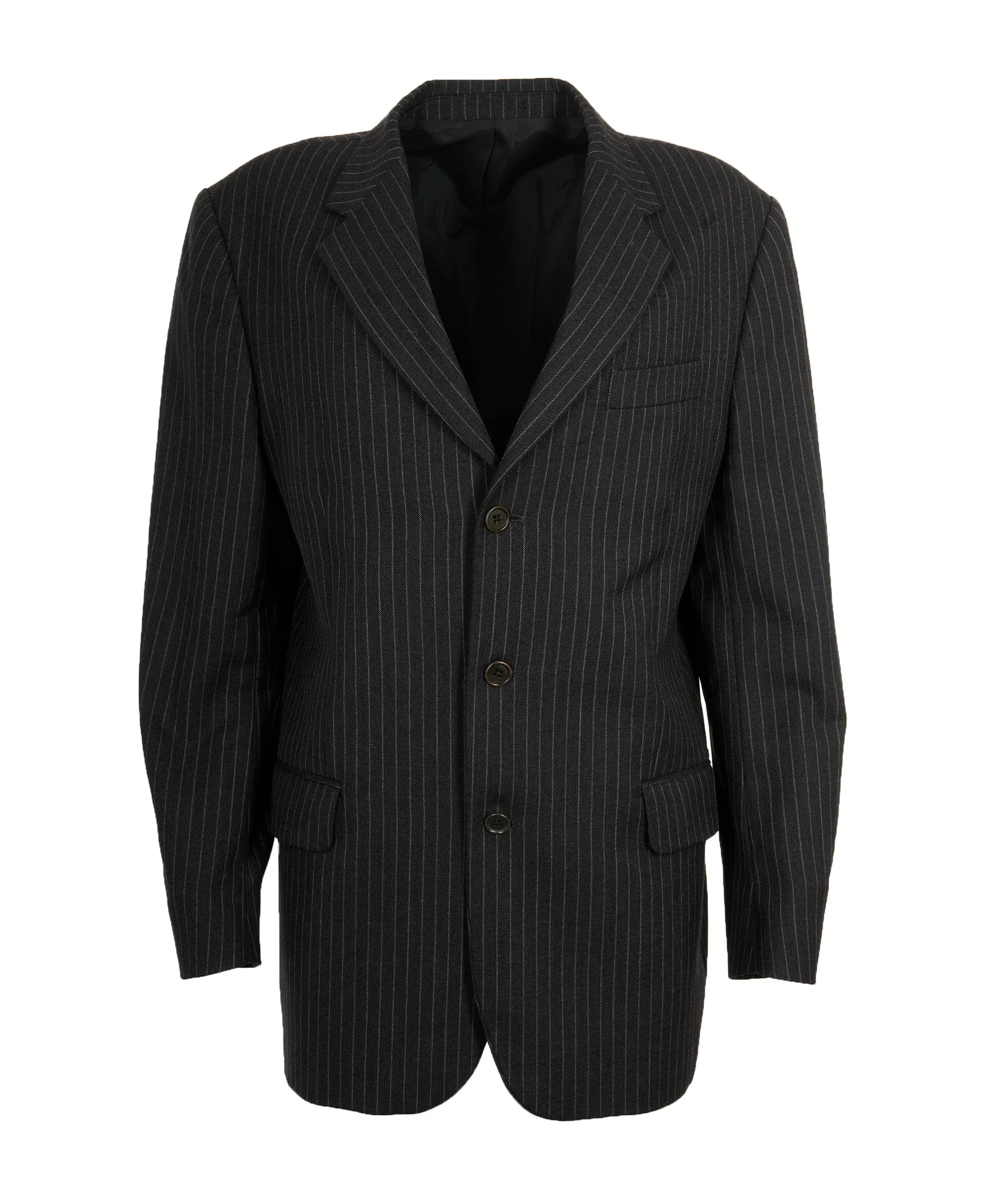 YSL YVES SAINT LAURENT Pin Stripe Blazer Jacket Immaculate L ( ASL9470