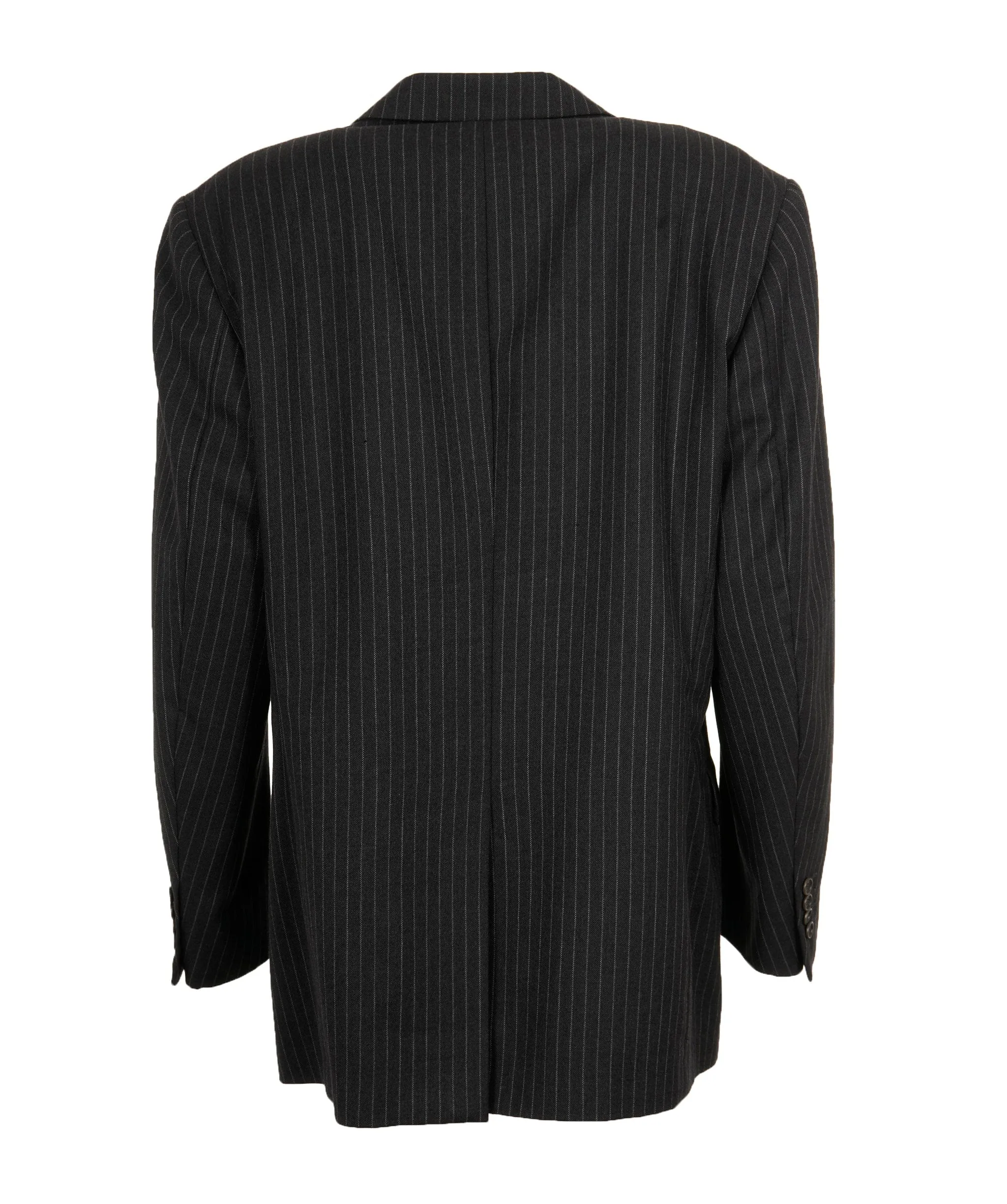 YSL YVES SAINT LAURENT Pin Stripe Blazer Jacket Immaculate L ( ASL9470